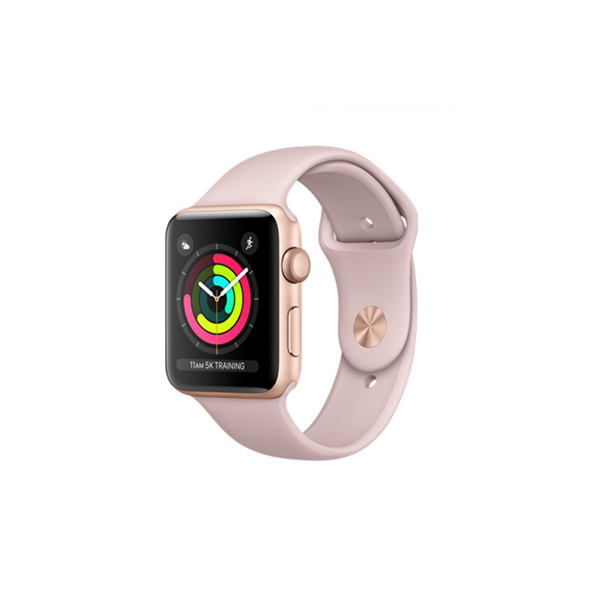 Watch Sport Series 2 42mm 42mm Rose Gold Aluminum Case with Pink Sand Sport band Mobipunkt